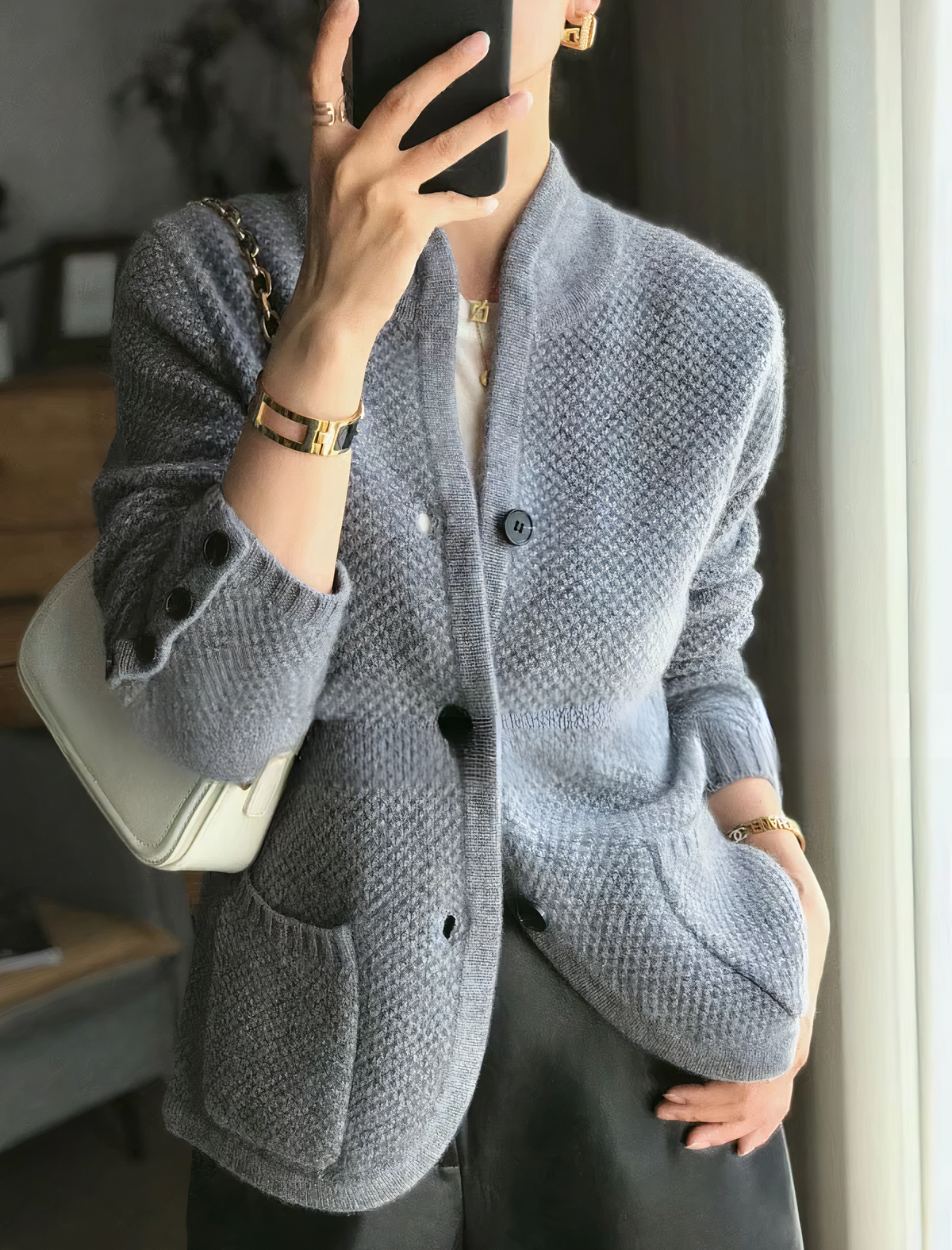 Aramis | Cardigan à boutons pour femme | Moderne