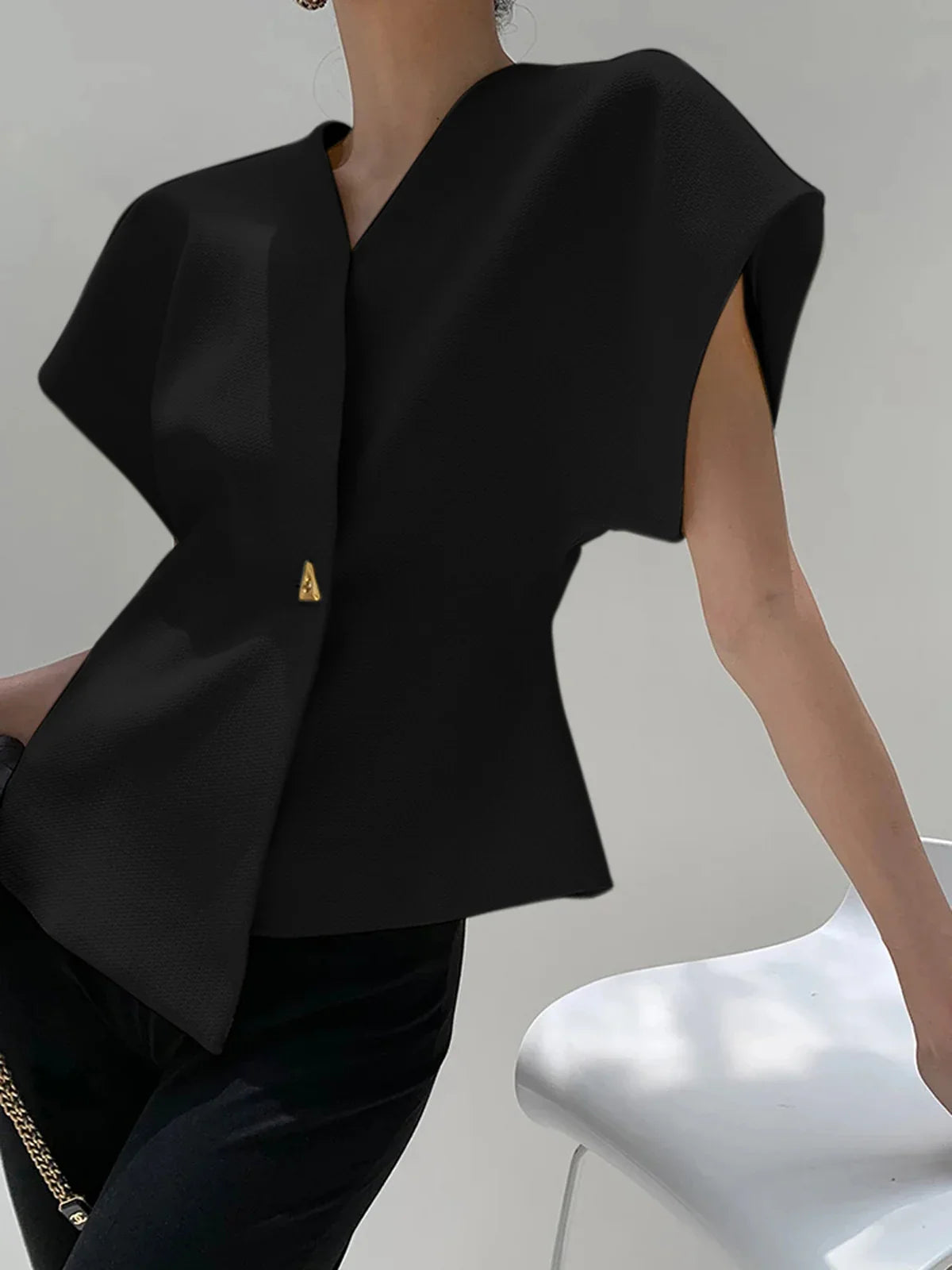 Blouse avec Col en V