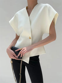 Blouse avec Col en V