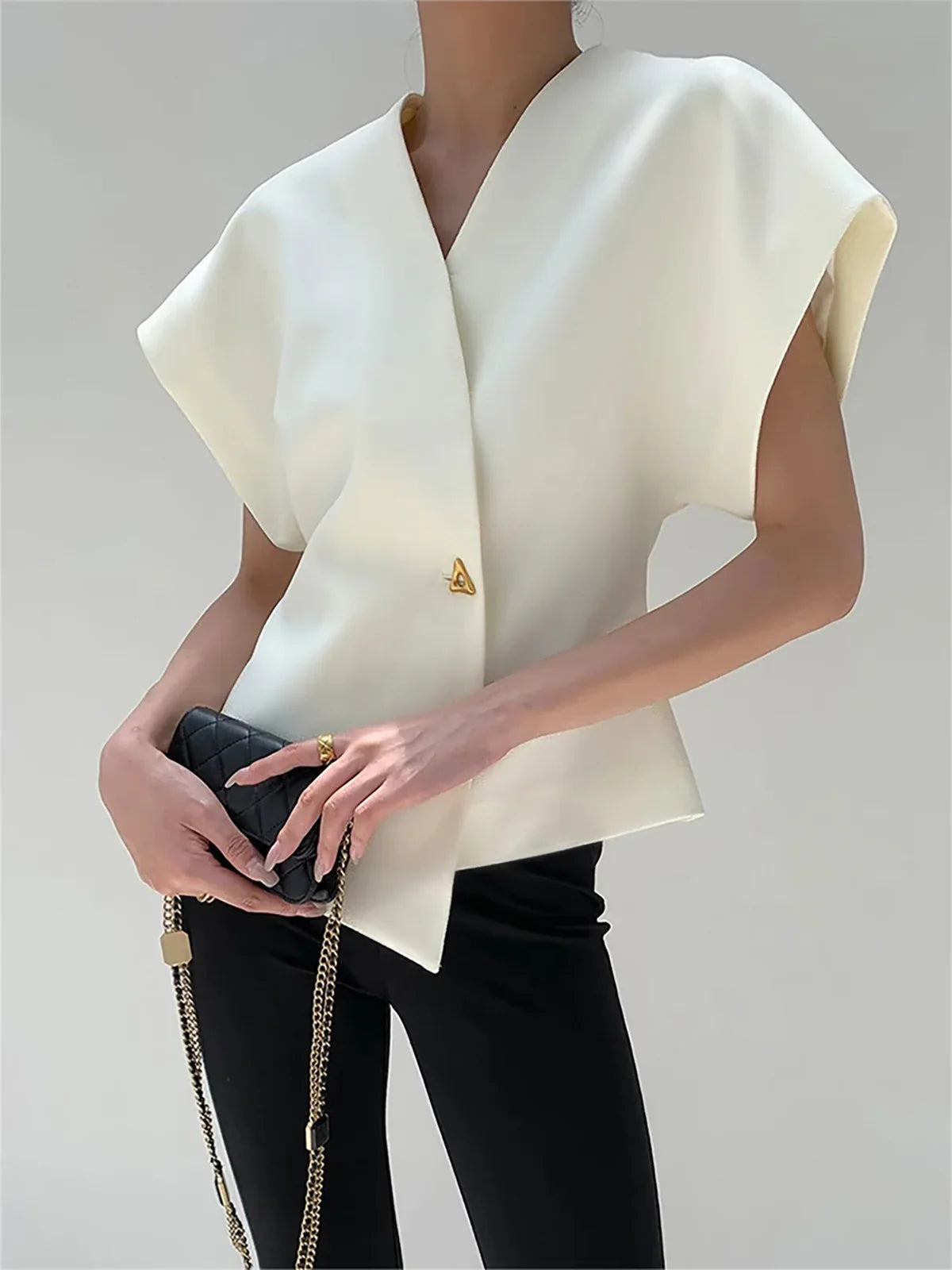 Blouse avec Col en V