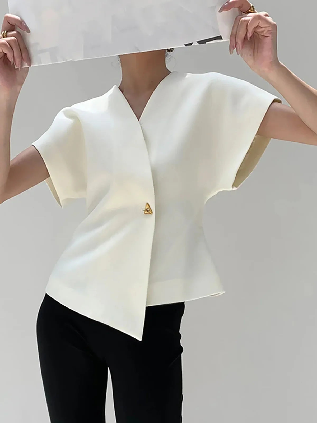 Blouse avec Col en V