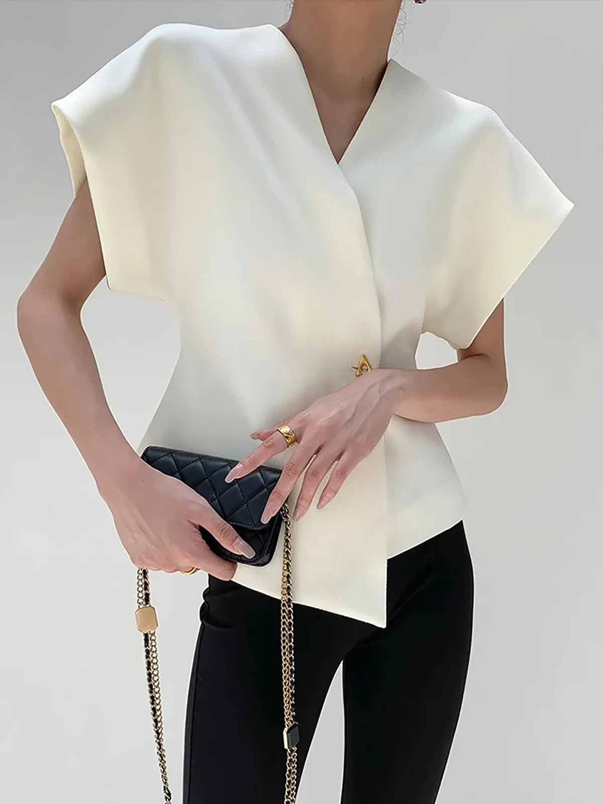 Blouse avec Col en V