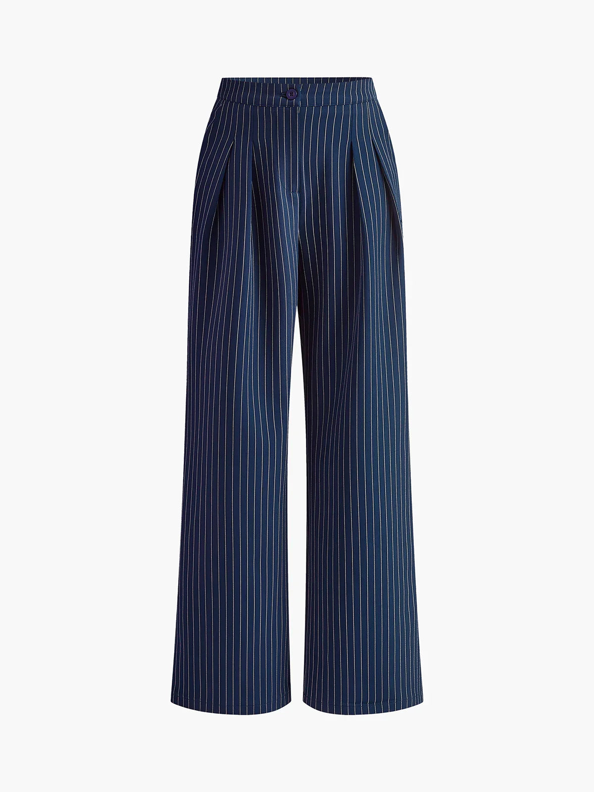 Pantalons Rayés Amples