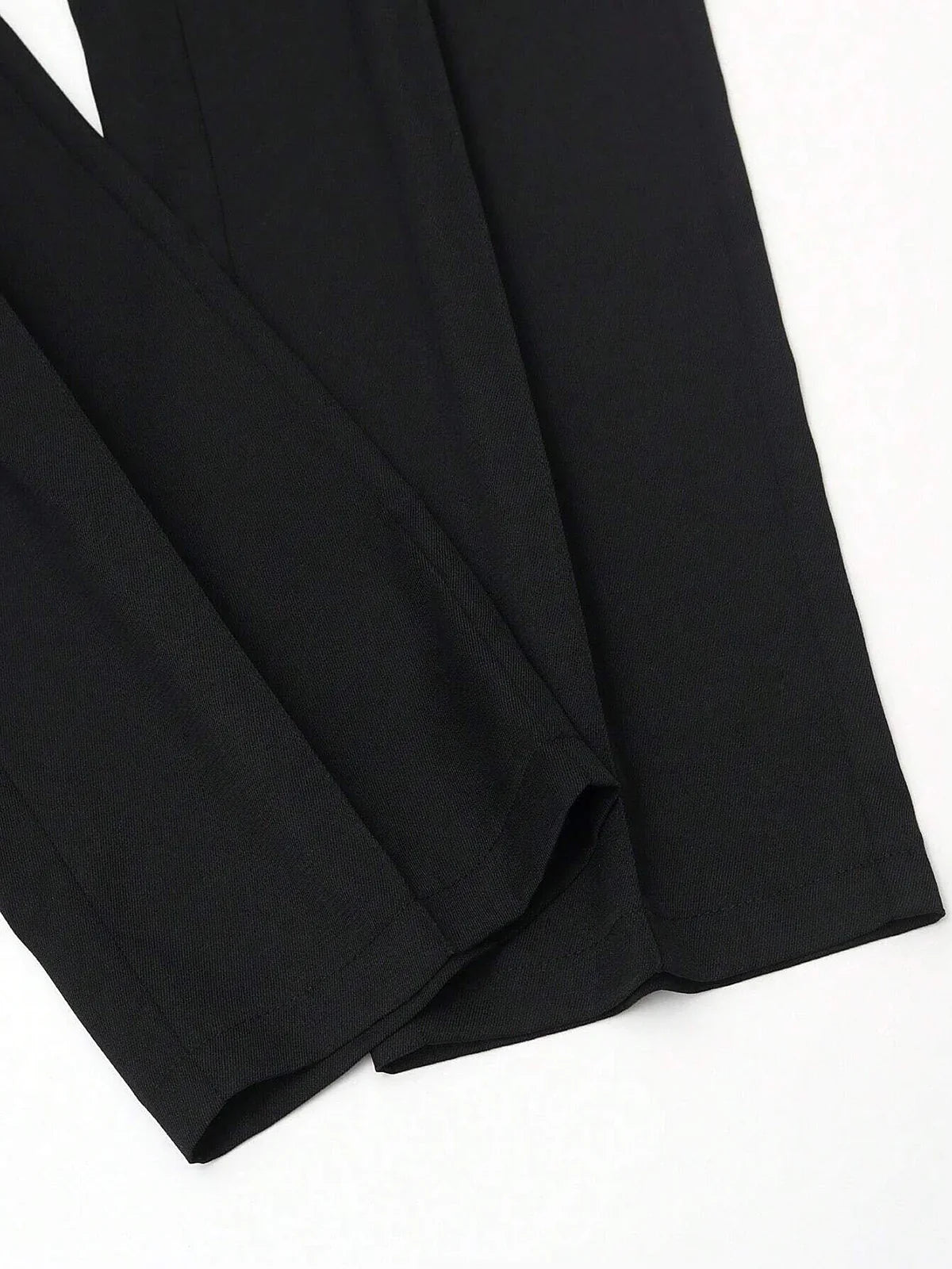 Élégants Pantalons avec Ceinture Métallique
