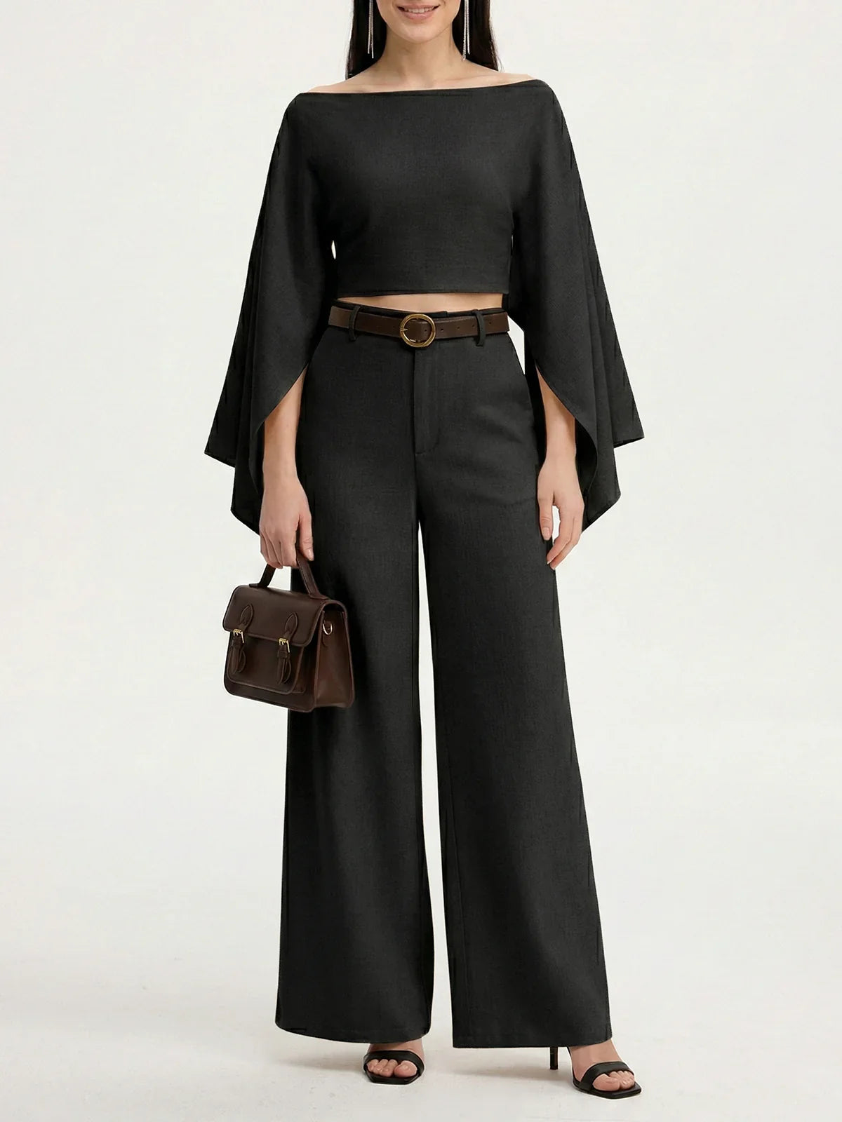 Large Trousers with Belt