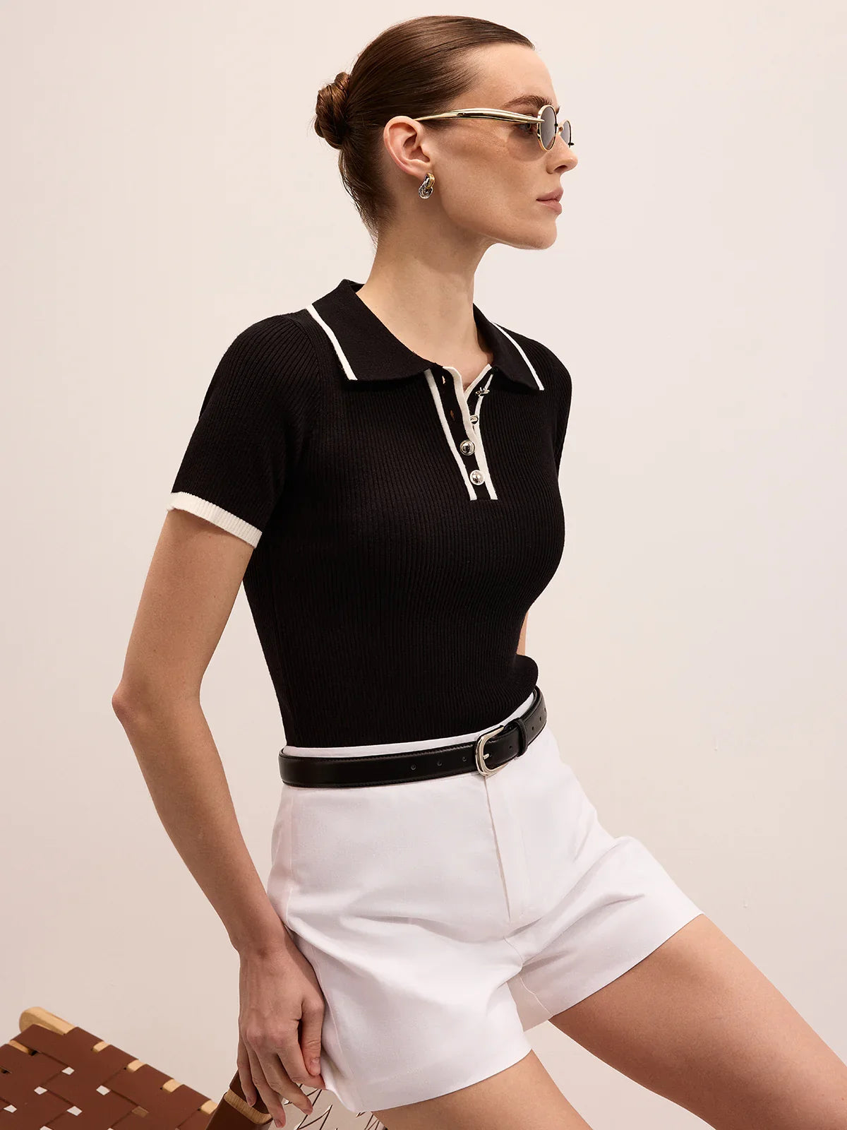 Chic Casual Polo Shirt