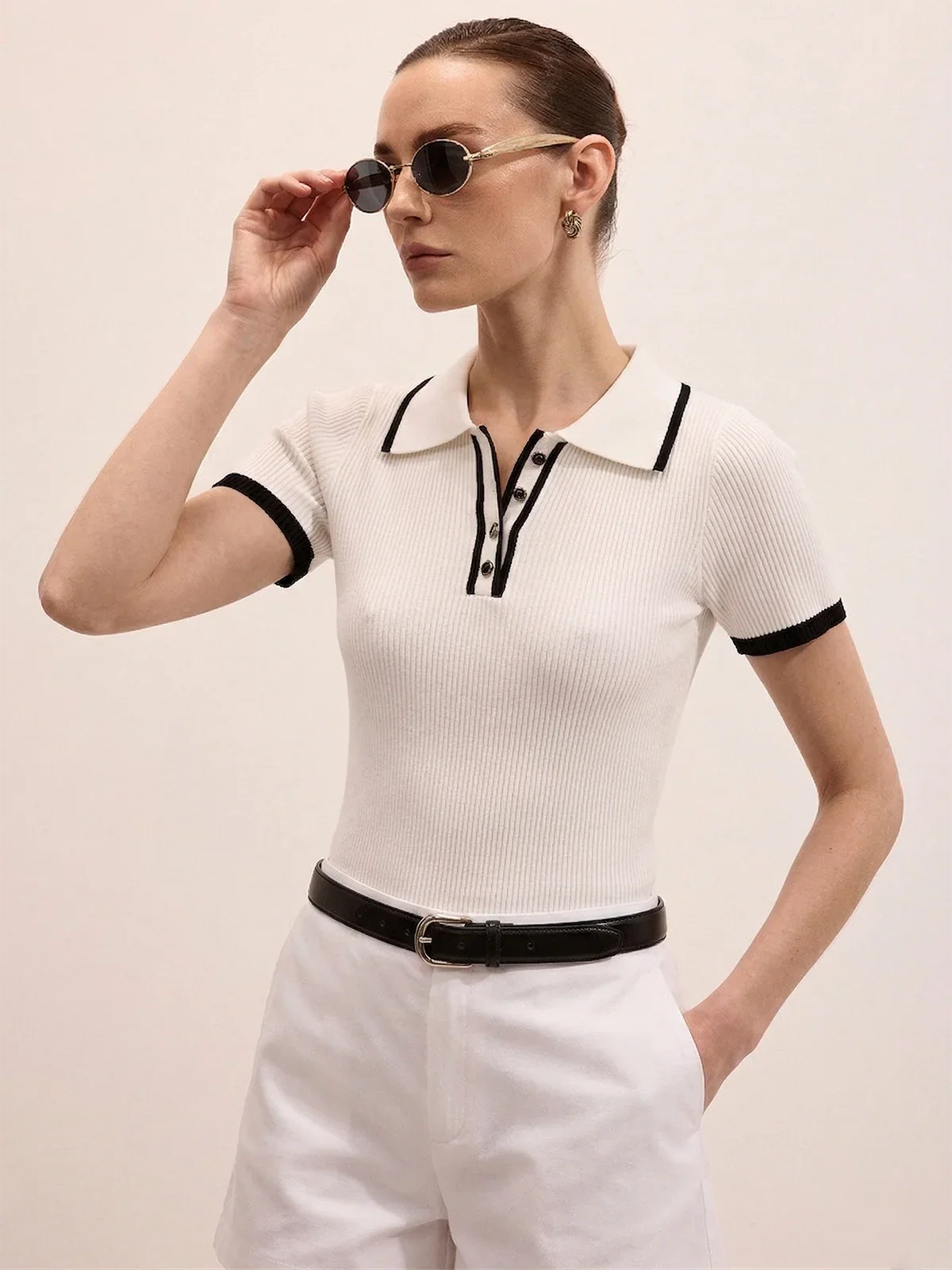Chic Casual Polo Shirt
