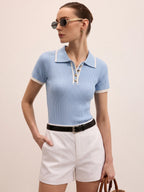 Chic Casual Polo Shirt