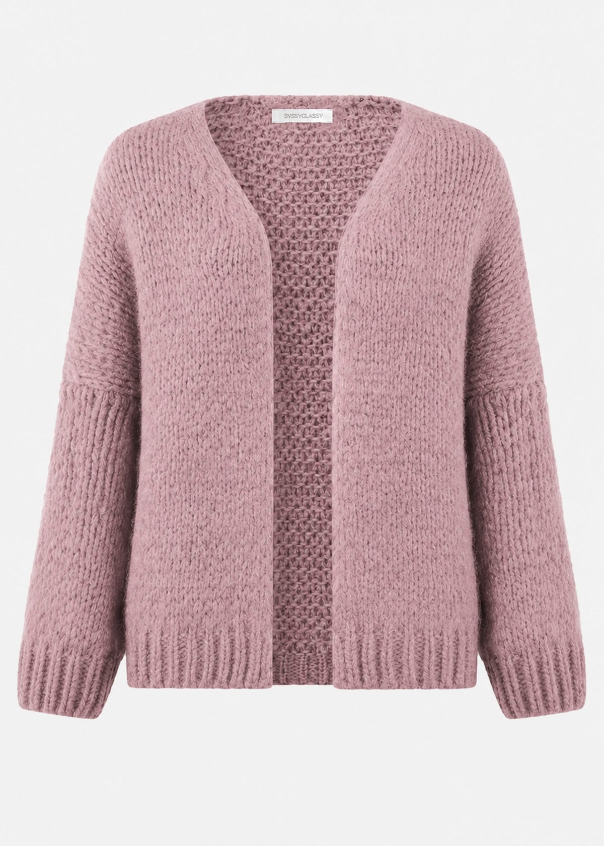 Cardigan Oversize - rose pâle