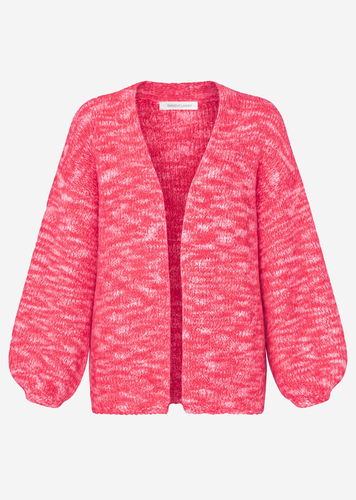 Cardigan bicolore - rose