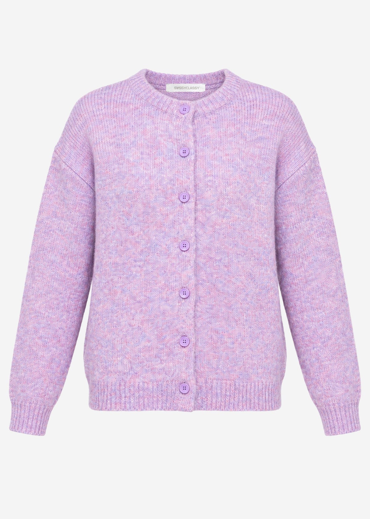 Gilet à boutons - lilas