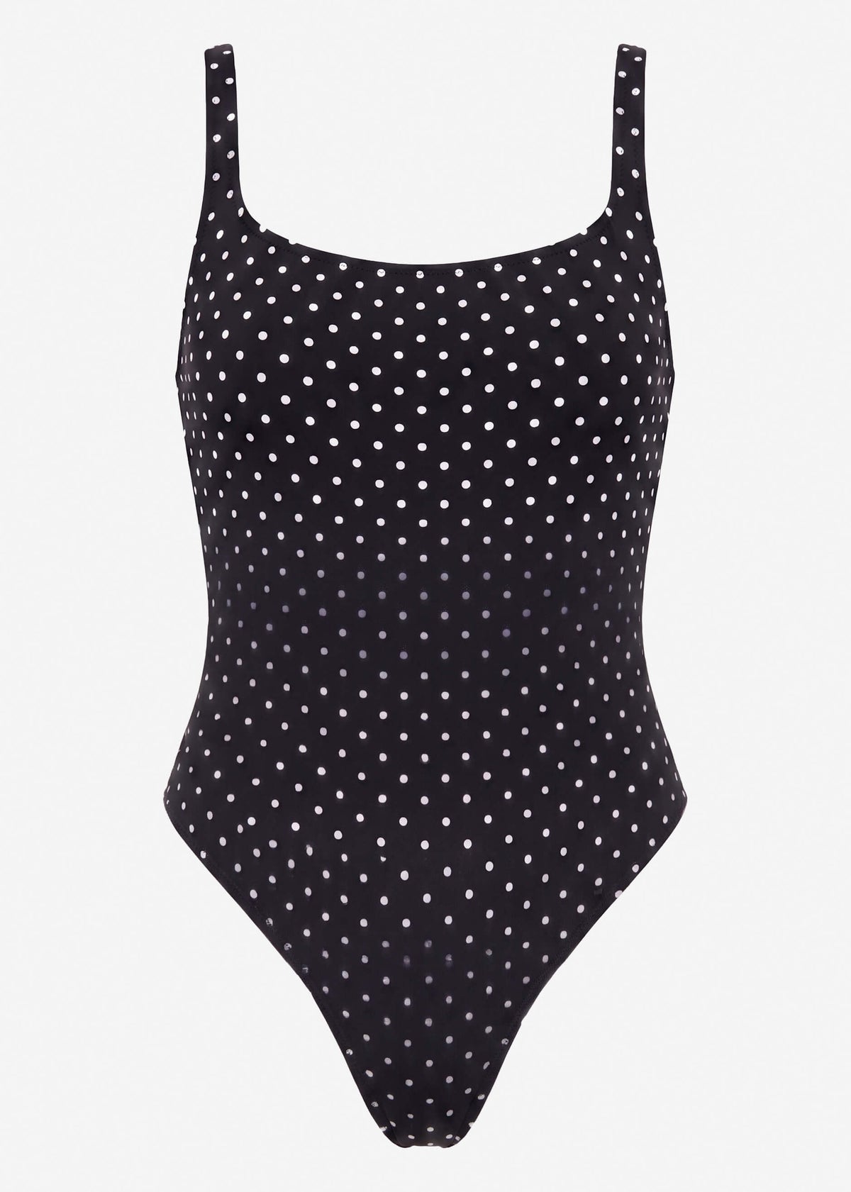Body Soft Shapewear avec String et Imprimé à Pois - noir