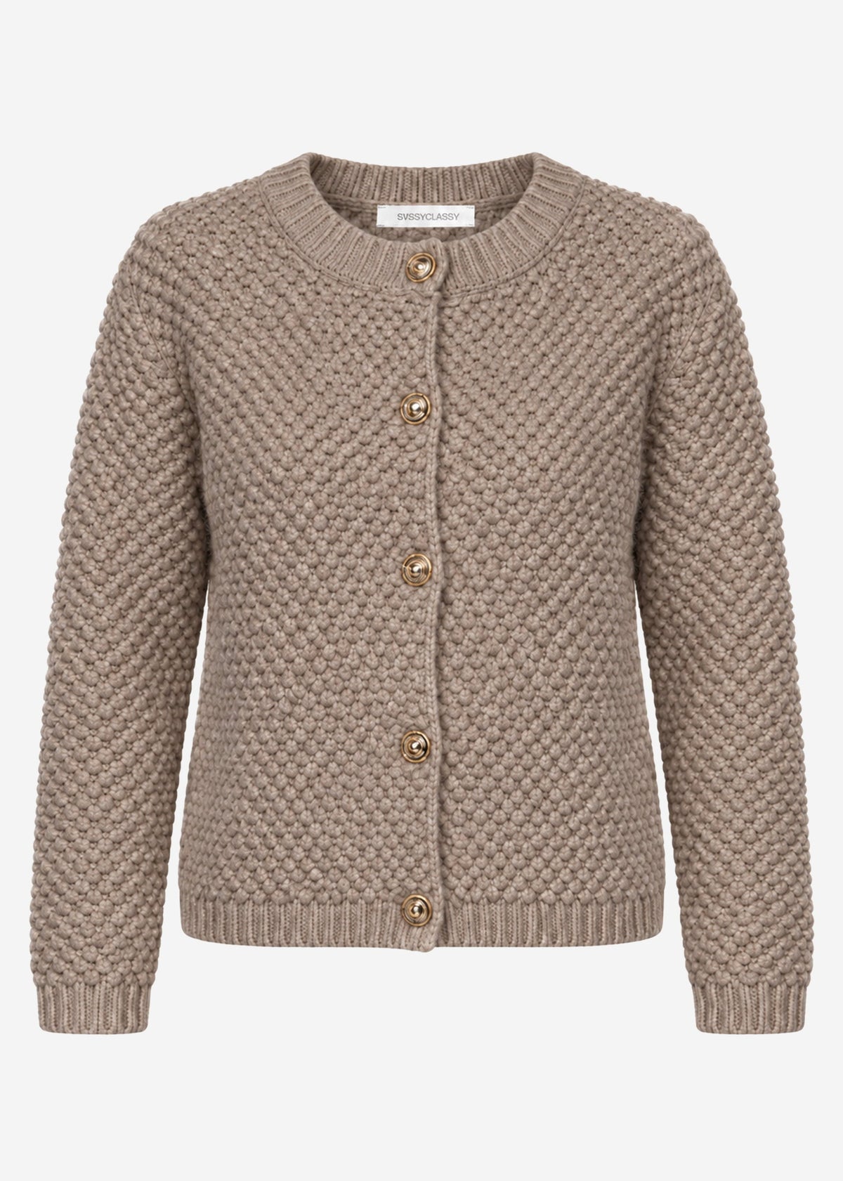 Veste en bouclé - taupe