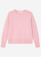 Pull fin avec motif structuré - rose