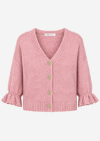 Gilet à manches 3/4 - rose poudré
