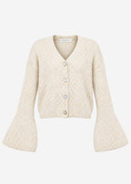 Gilet à manches évasées - beige
