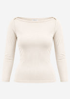 T-shirt à manches 3/4 - beige