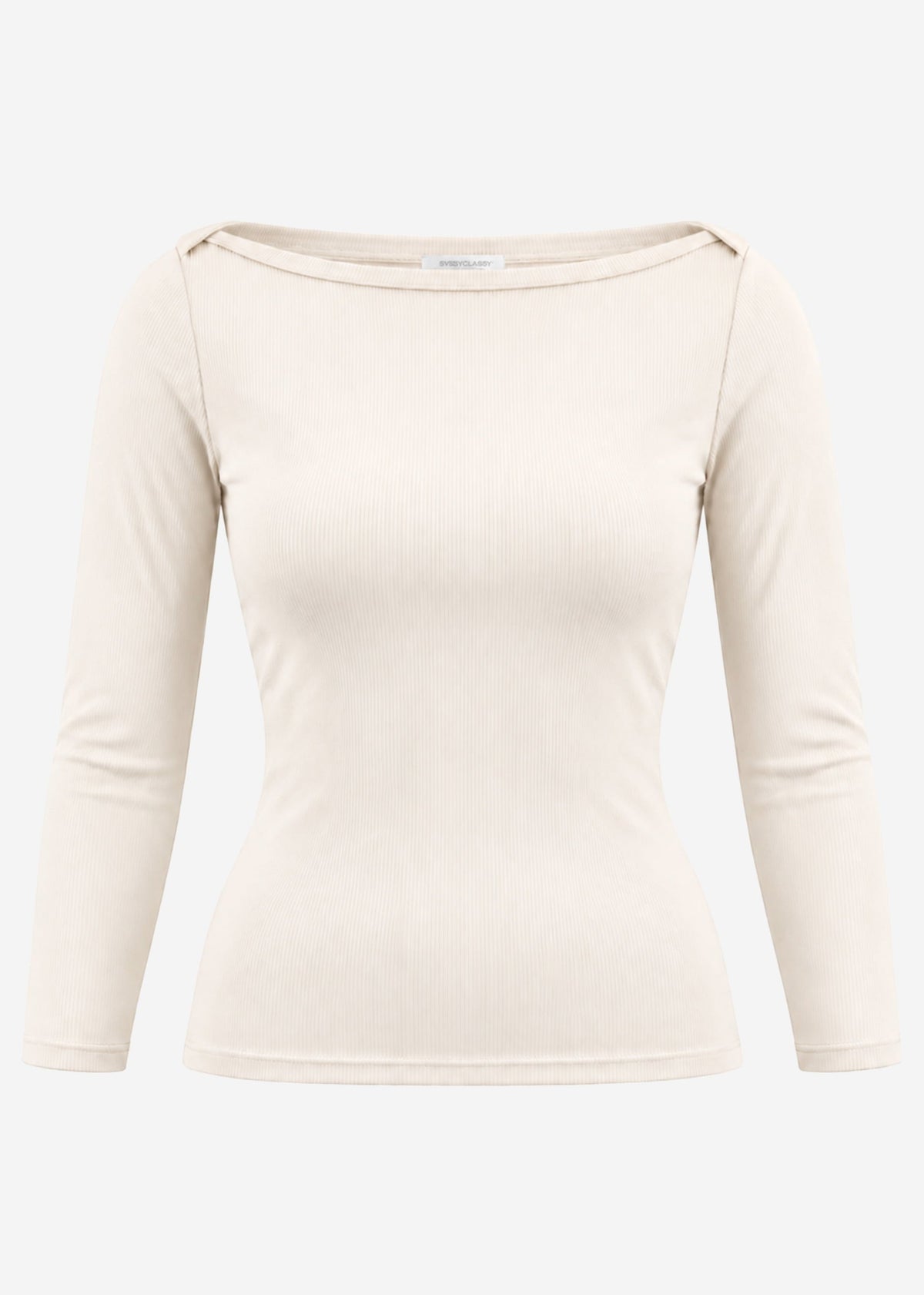 T-shirt à manches 3/4 - beige