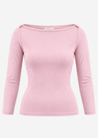 T-shirt à manches 3/4 - rose ancien