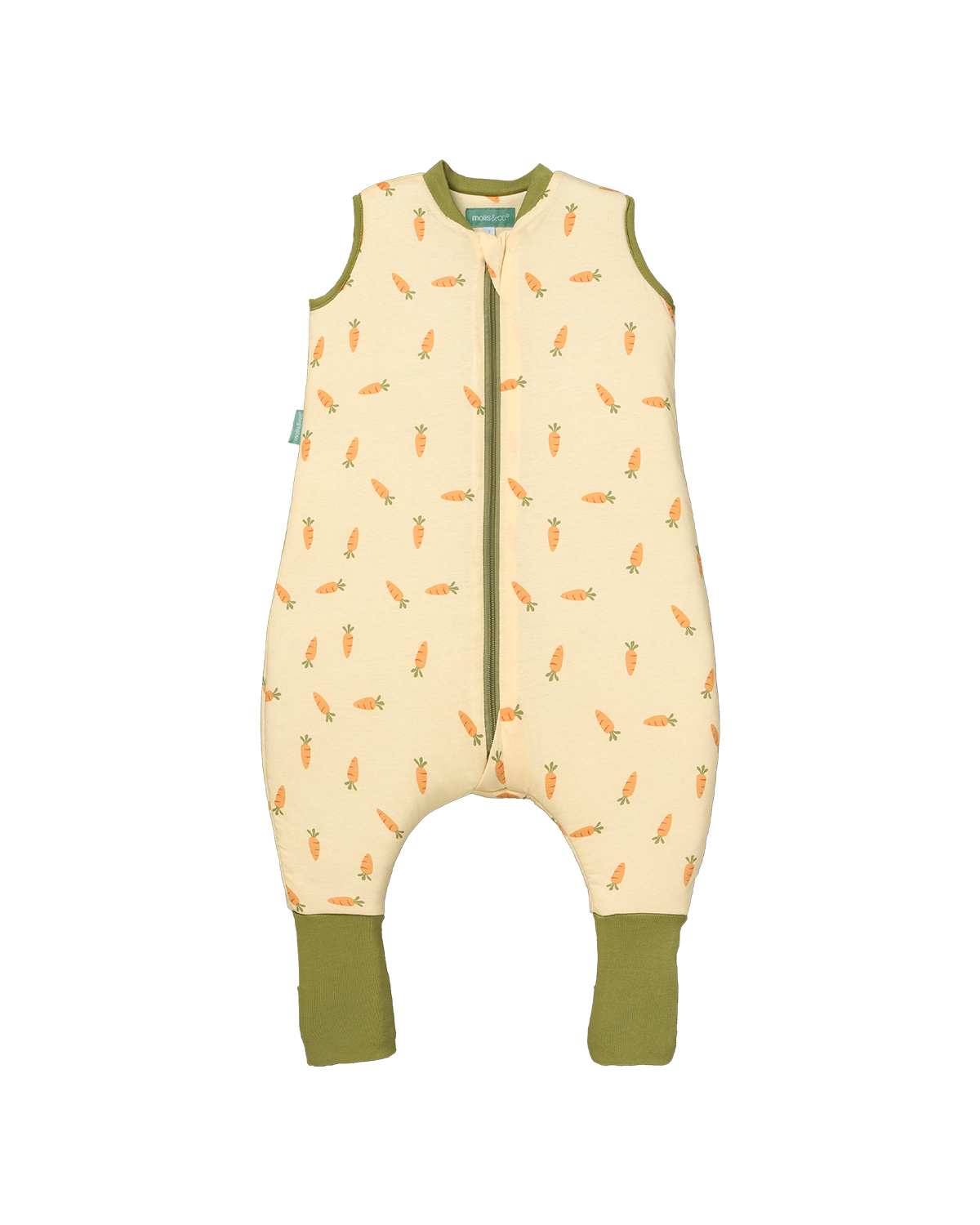 Combinaison de sommeil avec chaussettes - Carottes - TOG 2.5
