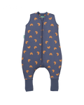 Combinaison de sommeil avec chaussettes - Croissants - TOG 2.5