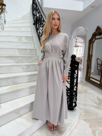 Maxi Robe à Boucles