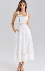 White Midi Dress