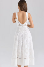 White Midi Dress
