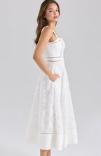 White Midi Dress