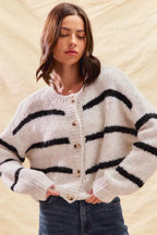 Chantal | Cardigan à boutons pour femme | Tendance
