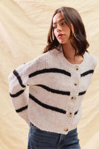 Chantal | Cardigan à boutons pour femme | Tendance