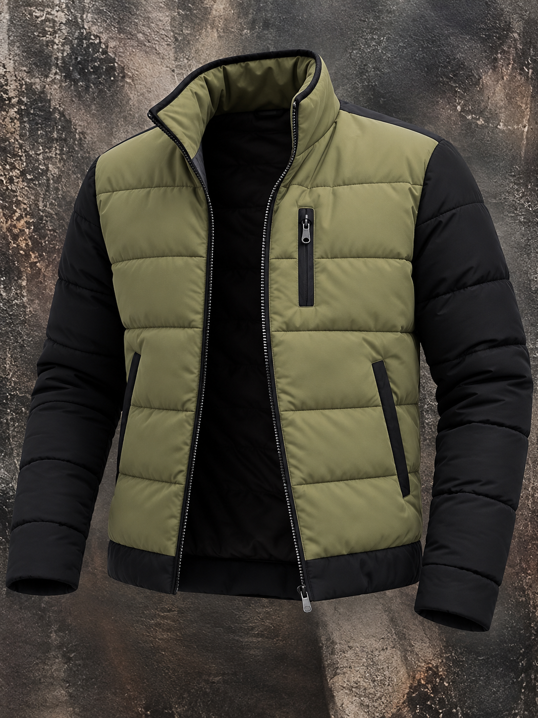 Bernard | Veste matelassée pour homme avec fermeture éclair