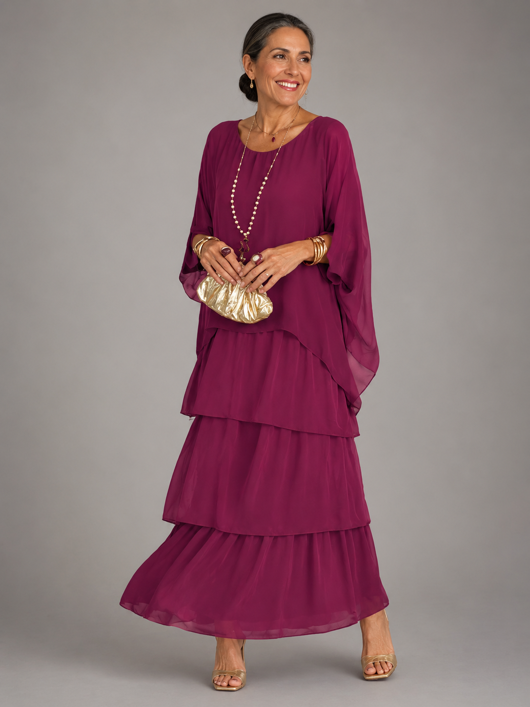 Garance | Robe Maxi Fluide et Élégante