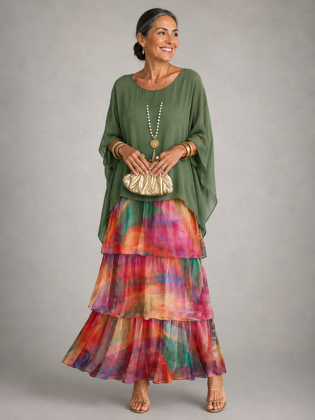Garance | Robe Maxi Fluide et Élégante