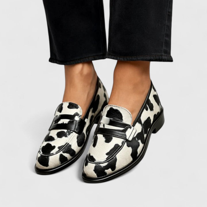 Valentina | Mocassins à Motif Audacieux