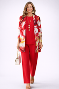Gisèle | Ensemble 3 Pièces Coquelicot