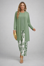 Irène | Ensemble 3 Pièces Vert