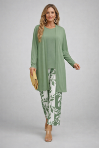Irène | Ensemble 3 Pièces Vert