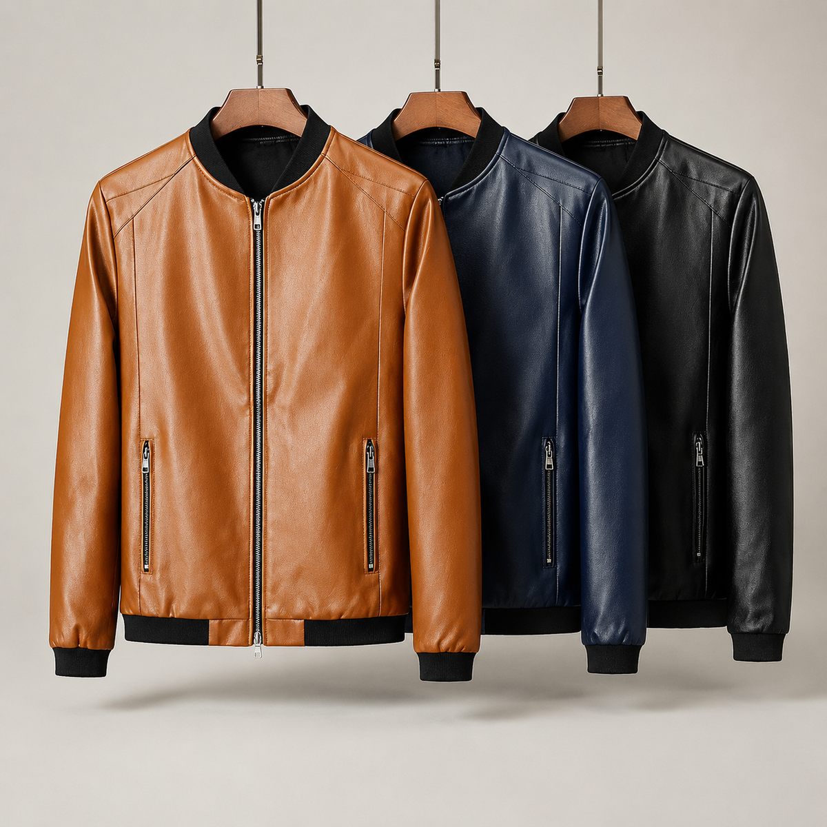 Domenico | Veste en Cuir Élégante