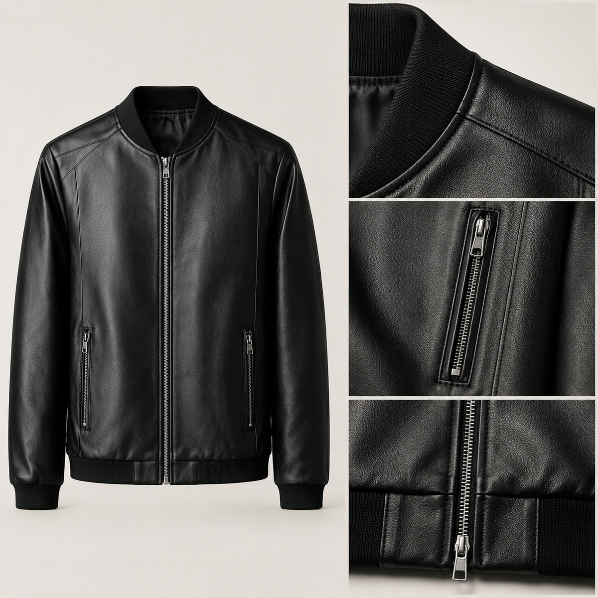 Domenico | Veste en Cuir Élégante