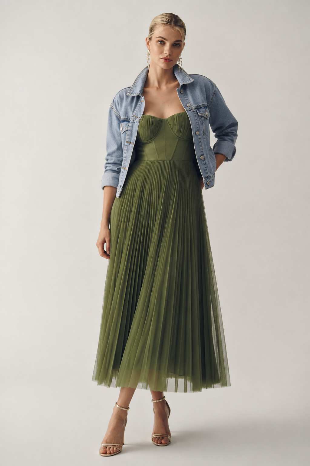 Venlora Mode | ROBE MIDI À CORSET STRUCTURÉE POUR FEMMESV