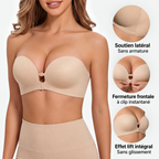Strapless Front Closure Bra Anti-Slip Grip Wireless