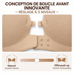 Strapless Front Closure Bra Anti-Slip Grip Wireless