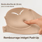 Strapless Front Closure Bra Anti-Slip Grip Wireless