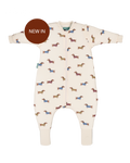 Combinaison de sommeil avec manches et chaussettes - Teckels Fantaisie - TOG 2.5