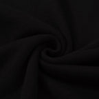 Pull-over rétro varsity pour homme – Noir vintage avec rayures blanches