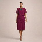 Mara | Robe élégante à volants, à la coupe flatteuse