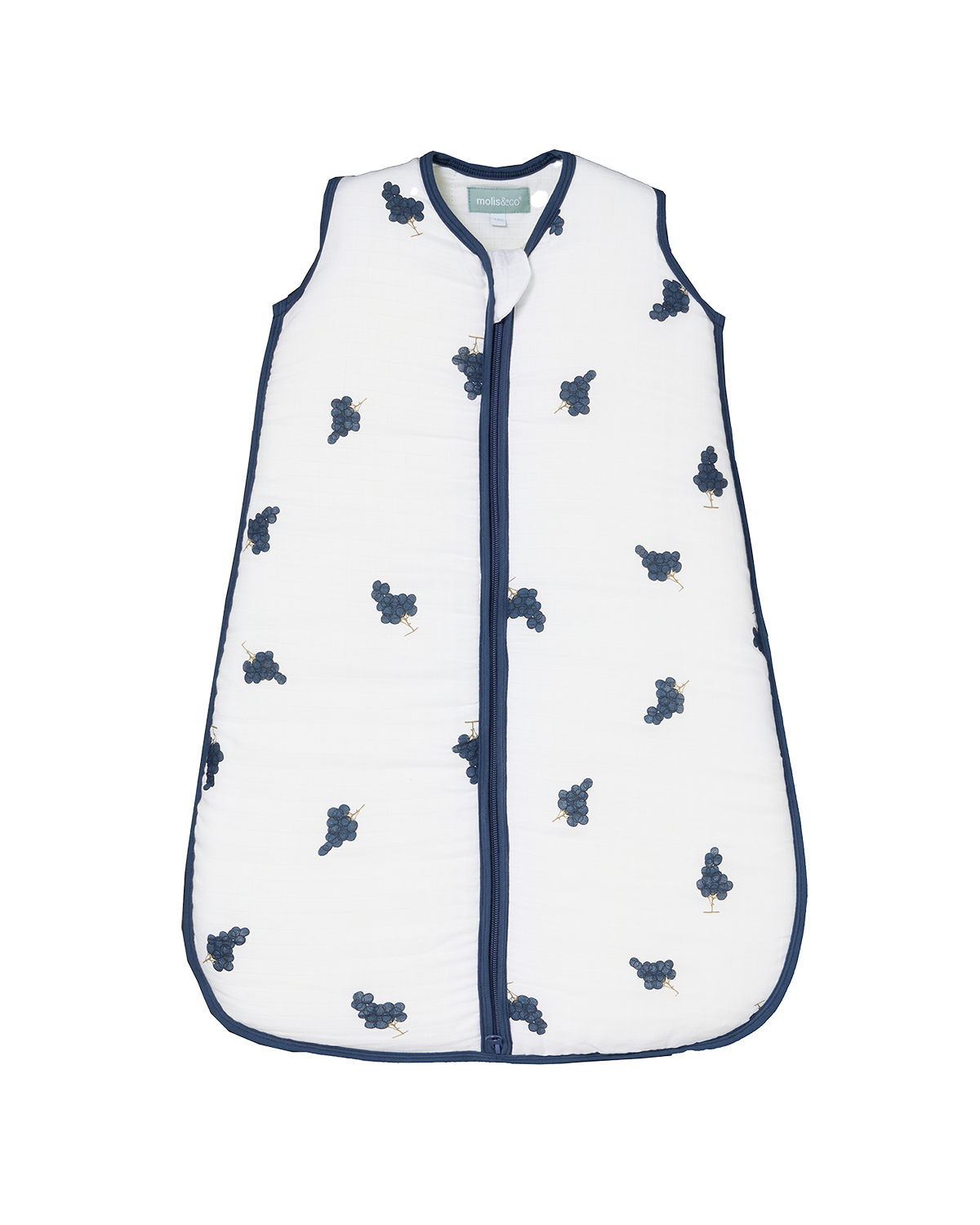 Sac de couchage pour bébé - Mousseline de bambou - Raisins - TOG 2.5
