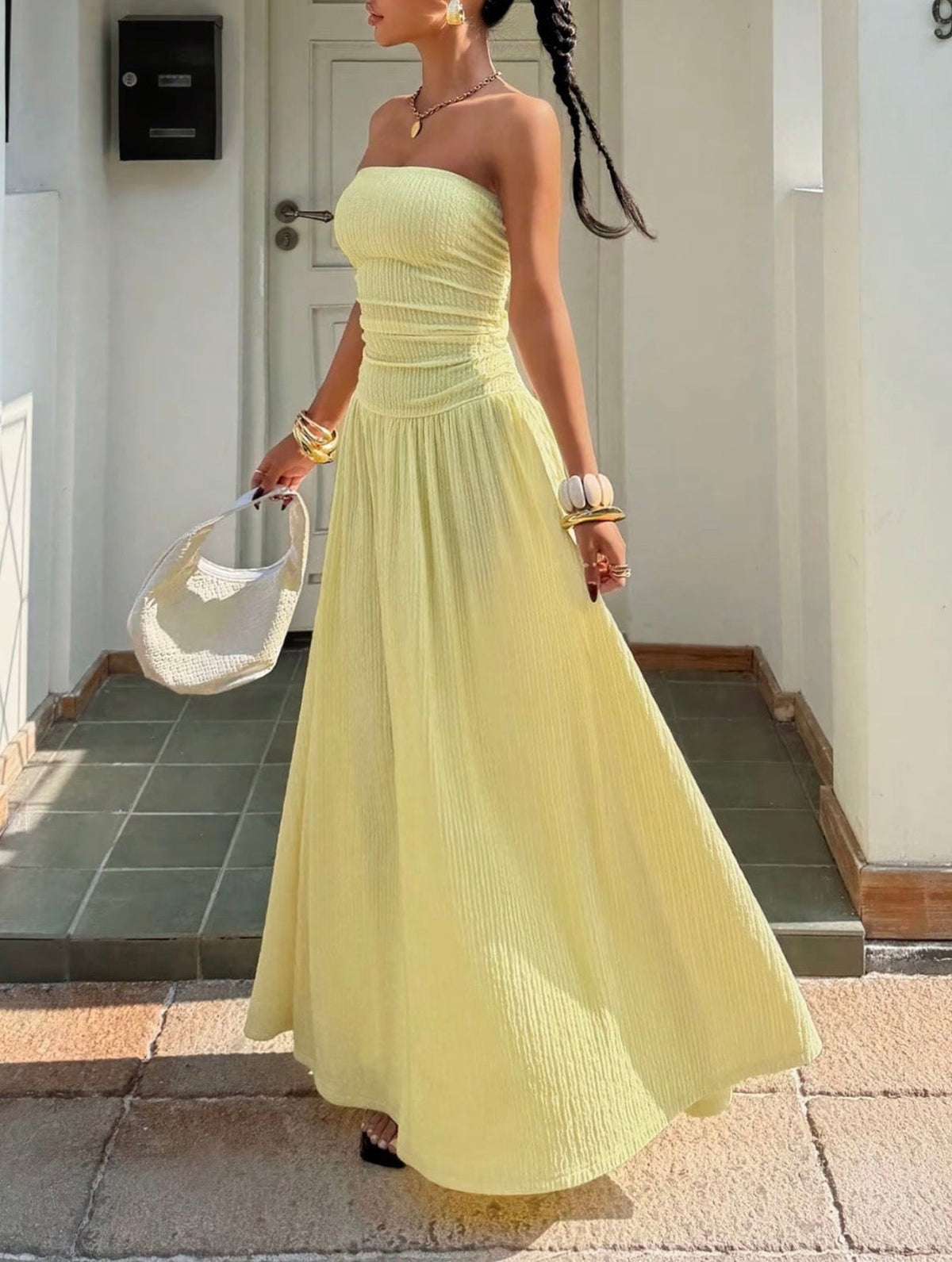 Robe d'Été Midi Maxi