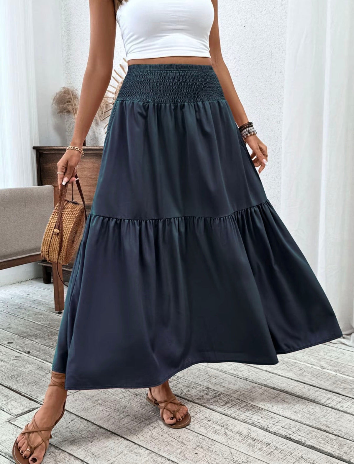 Chic Casual Maxi Skirt